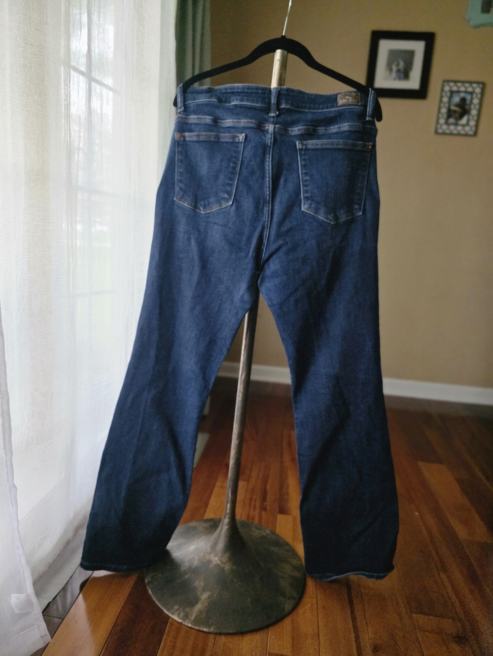 Judy Blue Women's Size 15 / 32W Dark Wash Straight Leg Jeans - Picture 4 of 9